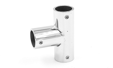 Соединитель-тройник для трубы 19 мм, нержавеющая сталь AISI 304, полированная t902 PSS купить в Новосибирске Соединитель-тройник для трубы 19 мм, нержавеющая сталь AISI 304, полированная t902 PSS купить в Новосибирске