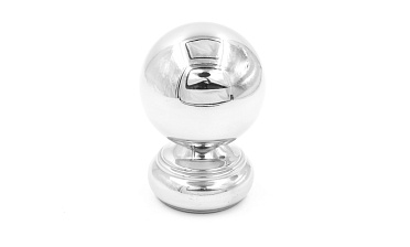 Наконечник шар на стойку Ø50.8 мм, штампованный, полированный, 400 Grit, AISI 201 k075-2 купить в Новосибирске