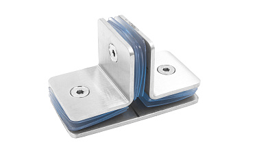 Коннектор для душевой кабины на 3 стекла шлифованный t727-2 SSS  купить в Новосибирске