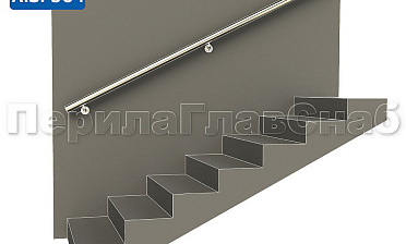 Готовый пристенный поручень с тремя держателями, длина 2300 мм (AISI 304) k730-23 купить в Новосибирске Готовый пристенный поручень с тремя держателями, длина 2300 мм (AISI 304) k730-23 купить в Новосибирске