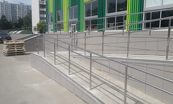 Поручни для инвалидов из нержавеющей стали в Новосибирске. Готовые проекты ПерилаГлавСнаб