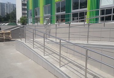 Поручни для инвалидов из нержавеющей стали купить в Новосибирске