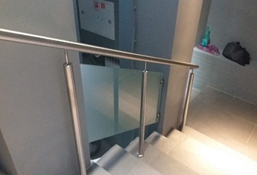 Ограждения и перила без ригелей купить в Новосибирске