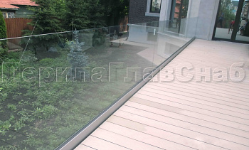 Ограждения для террас в Новосибирске. Готовые проекты ПерилаГлавСнаб