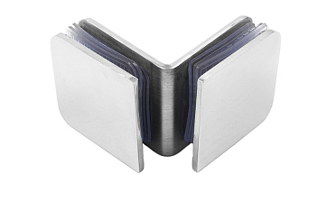 Коннектор для душевой кабины стекло-стекло 90° 45х45 мм латунь-хром, полированный t725 PC купить в Новосибирске Коннектор для душевой кабины стекло-стекло 90° 45х45 мм латунь-хром, полированный t725 PC купить в Новосибирске