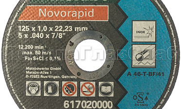 Отрезной круг 125х22х1 Метабо Ф-0971 купить в Новосибирске