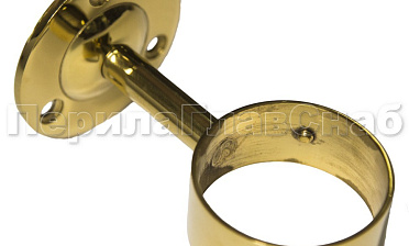 Держатель поручня Ø50.8 мм, выносной, с обхватом, золото k066-88 купить в Новосибирске