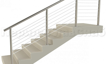 Заполнение из 7ми тросиков (тросик в оболочке) для крыльца купить в Новосибирске