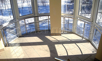 Ригельное ограждение для панорамных окон в Новосибирске. Готовые проекты ПерилаГлавСнаб