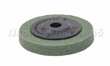 (Расходн.) круг абразивный из нетканого материала 100х12 мм, Grit 240-280 (на тарелке), зеленый k424-3 купить в Новосибирске
