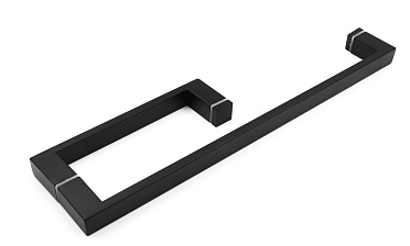 Ручка полотенцесушитель 25*10*200*450, черная t625 Bl купить в Новосибирске Ручка полотенцесушитель 25*10*200*450, черная t625 Bl купить в Новосибирске