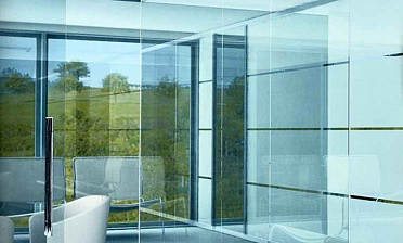 Стеклянные офисные перегородки на алюминиевом профиле купить в Новосибирске