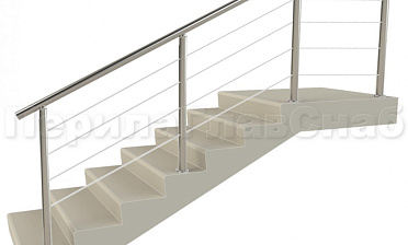 Заполнение из 4х тросиков (тросик в оболочке) для крыльца купить в Новосибирске