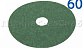 Шлиф круг 'зелень' на фибре Р-60 KLINGSPOR Ф-0839