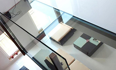 Сверхлегкое стеклянное перекрытие купить в Новосибирске