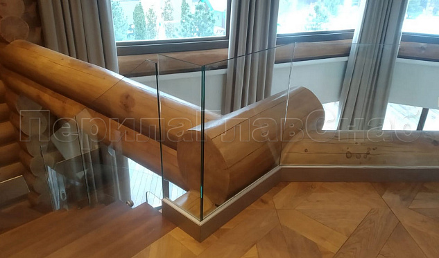 Лестница для частного дома в КП «Madisom Park» в Новосибирске. Готовые проекты ПерилаГлавСнаб