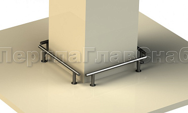 Защитный отбойник для автомобилей из черного металла купить в Новосибирске