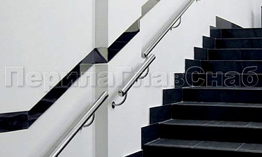 Пристенный поручень из нержавеющей стали 50 мм купить в Новосибирске