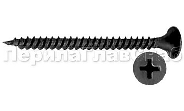 Саморез 3,5х15 д/гипсокартона черн. М-4099 купить в Новосибирске