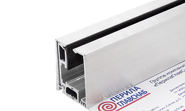 Комплект зажимного профиля для стекла 8-12 мм, неанодированный, L=3000 мм т40-4 AL купить в Новосибирске