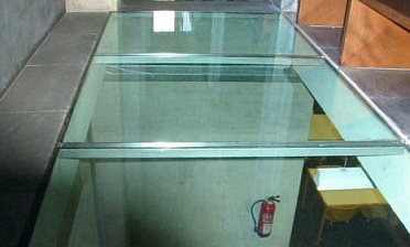 Стеклянный потолок в муниципальном заведении купить в Новосибирске