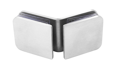 Коннектор для душевой кабины стекло-стекло 135° 45х45 мм шлифованный t726-2 SSS  купить в Новосибирске