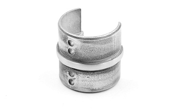 Соединитель для поручня с пазом Ø48.3 х 5 мм, шлифованный, AISI 304 Фk236-2 купить в Новосибирске