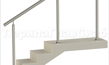 Нержавеющие ограждения без ригелей с квадратными стойками купить в Новосибирске