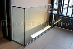 Стеклянные ограждения для торговых  и бизнес центров в Новосибирске. Готовые проекты ПерилаГлавСнаб - фото 20