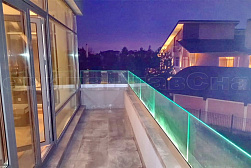 Стеклянные перила для балконов в Новосибирске. Готовые проекты ПерилаГлавСнаб - фото 22