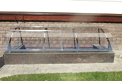 Козырьки и навесы на металлокаркасе в Новосибирске. Готовые проекты ПерилаГлавСнаб - фото 8