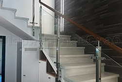 Ограждения лестничных маршей в Новосибирске. Готовые проекты ПерилаГлавСнаб - фото 11