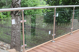 Перила и ограждения для террас в Новосибирске. Готовые проекты ПерилаГлавСнаб - фото 23