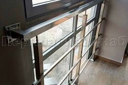 Ограждение на окна из нержавеющей стали в Новосибирске. Готовые проекты ПерилаГлавСнаб - фото 20