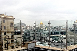 Цельностеклянные ограждения для крыш в Новосибирске. Готовые проекты ПерилаГлавСнаб - фото 19