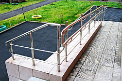 Поручни для инвалидов из нержавеющей стали в Новосибирске. Готовые проекты ПерилаГлавСнаб - фото 14