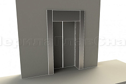 Облицовка лифтовых порталов из нержавеющей стали в Новосибирске. Готовые проекты ПерилаГлавСнаб - фото 2