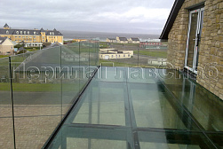 Стеклянные перила для балконов в Новосибирске. Готовые проекты ПерилаГлавСнаб - фото 25