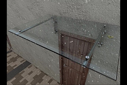 Консольные козырьки и навесы в Новосибирске. Готовые проекты ПерилаГлавСнаб - фото 12