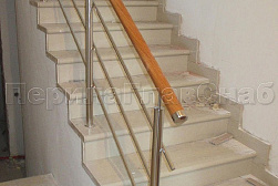 Хромированные перила в Новосибирске. Готовые проекты ПерилаГлавСнаб - фото 5