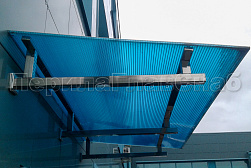 Консольные козырьки и навесы в Новосибирске. Готовые проекты ПерилаГлавСнаб - фото 6