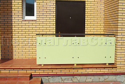 Стеклянные ограждения для улицы в Новосибирске. Готовые проекты ПерилаГлавСнаб - фото 4