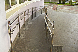 Поручни для инвалидов из нержавеющей стали в Новосибирске. Готовые проекты ПерилаГлавСнаб - фото 19