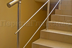 Перила и ограждения из нержавеющей стали с двумя ригелями в Новосибирске. Готовые проекты ПерилаГлавСнаб - фото 9