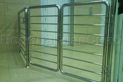 Нержавеющие калитки в Новосибирске. Готовые проекты ПерилаГлавСнаб - фото 12