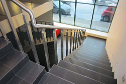 Перила и ограждения с вертикальным заполнением в Новосибирске. Готовые проекты ПерилаГлавСнаб - фото 12