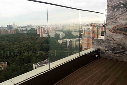 Цельностеклянные ограждения для крыш в Новосибирске. Готовые проекты ПерилаГлавСнаб - фото 11