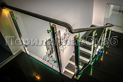 Поручни, перила и ограждения с подсветкой в Новосибирске. Готовые проекты ПерилаГлавСнаб - фото 26