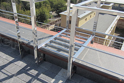 Ограждения для кровли из нержавеющей стали в Новосибирске. Готовые проекты ПерилаГлавСнаб - фото 10