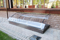 Козырьки и навесы на металлокаркасе в Новосибирске. Готовые проекты ПерилаГлавСнаб - фото 5